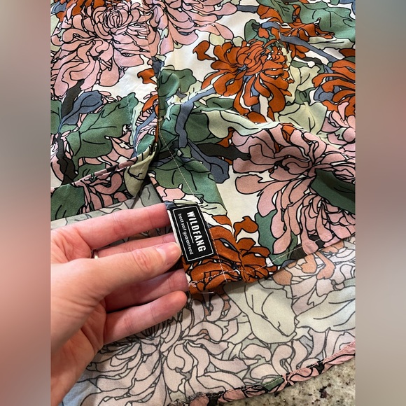 WILDFANG The Empower Short Sleeve Button-Up Shirt
Hydrangea - Picture 11 of 14